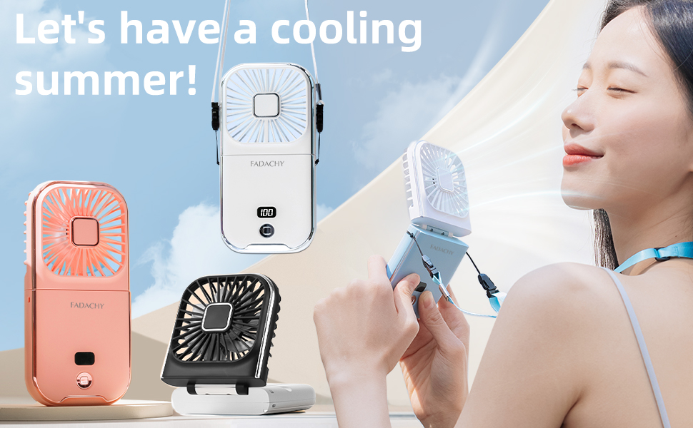 FADACHY Portable Fan - Cooling Summer