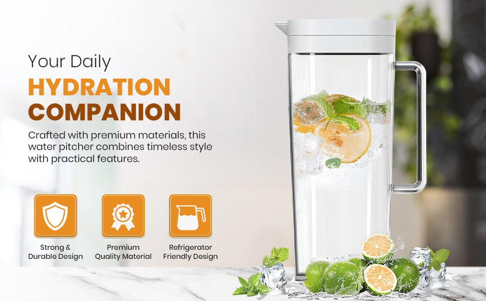 Water Pitcher on Table