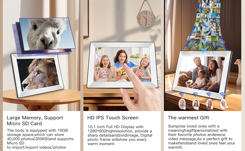 frameo digital frame wifi digital picture frames load from phone electronic picture frame 