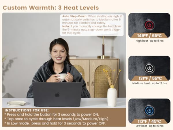 heated throw blanket cordless