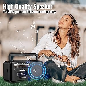 stereo cassette player