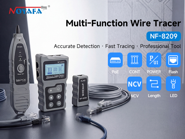 NF-8209 Network Cable Tester