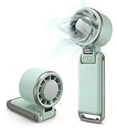 Tigbrother Portable Handheld Fan,Turbo Personal Rechargeable Fan with Ice-Cooling Plate &amp; Digital...