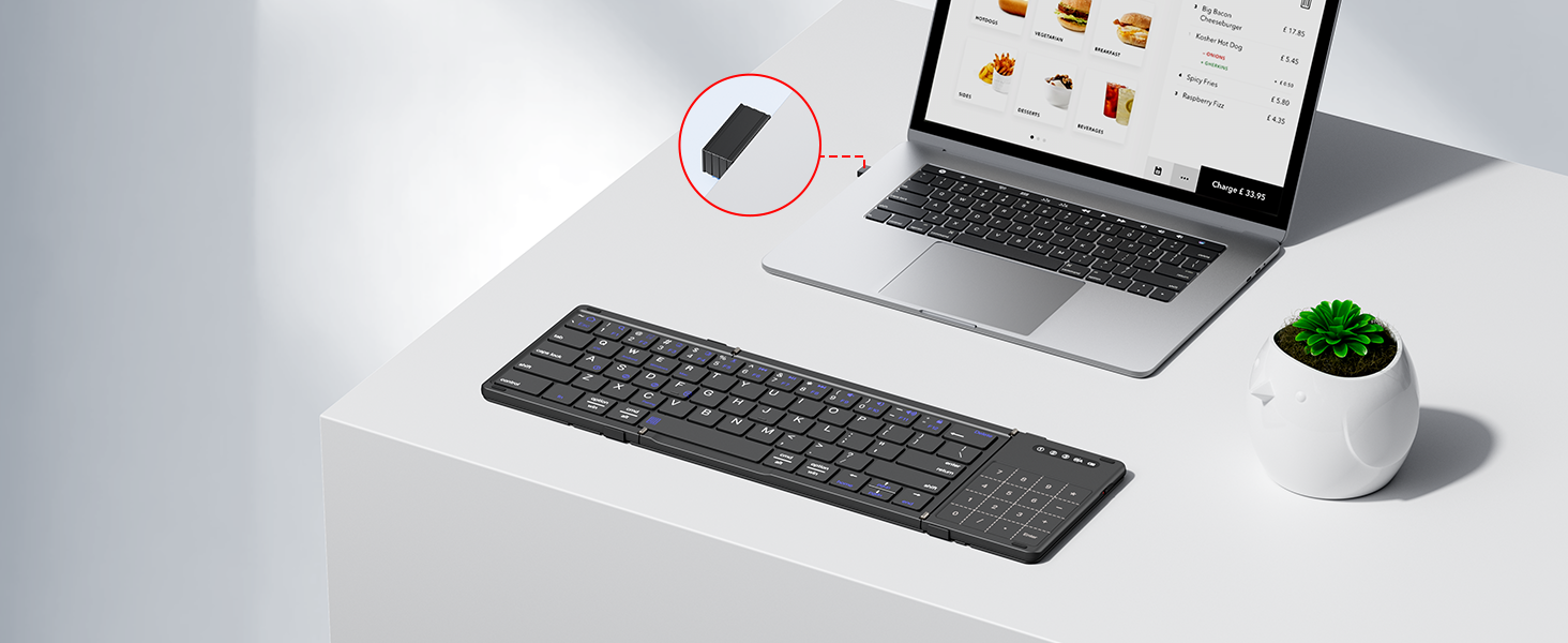 bluetooth keyboard foldable