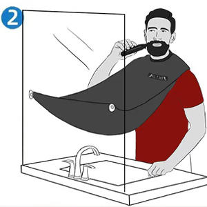 beard cape beard catcher