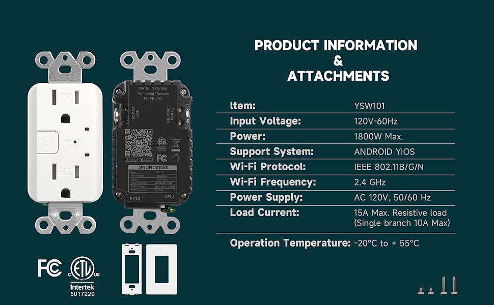 Smart Outlets In-wall