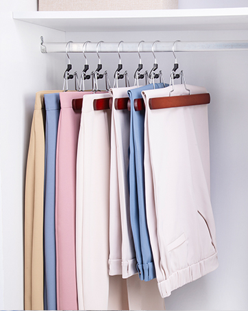wooden skirt hangers