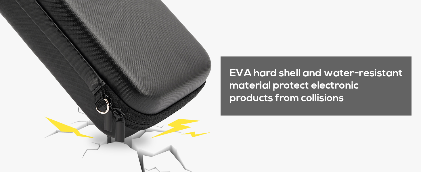 ProCase Hard Travel Electronic Organizer Case