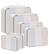 BAGAIL 6 Set/8 Set/10 Set Packing Cubes Various Sizes Packing Organizer for Travel Accessories Lu...