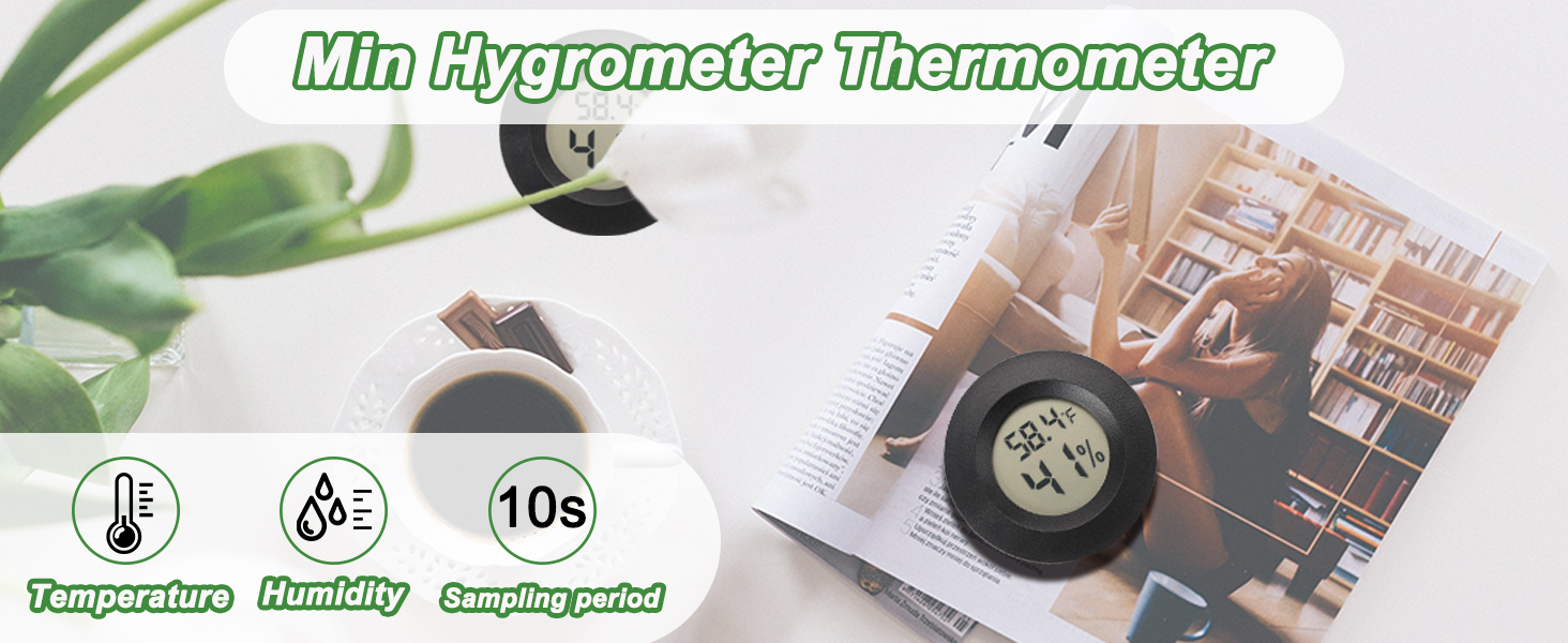 min Hygrometer Thermometer digital thermometer humidity meter digital hygrometer mini hygrometer