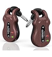 LEKATO Wireless Guitar System 5.8 Wireless Guitar Transmitter Receiver Rechargeable Audio Wireles...