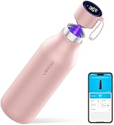 VSITOO 33oz Smart Self Cleaning Water Bottle,Insulated Water Bottle with Stainless Steel, BPA-Fre...