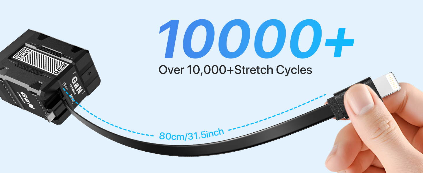 retractable wall charger