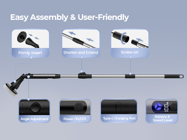 spin scrubber for cleaning bathroom