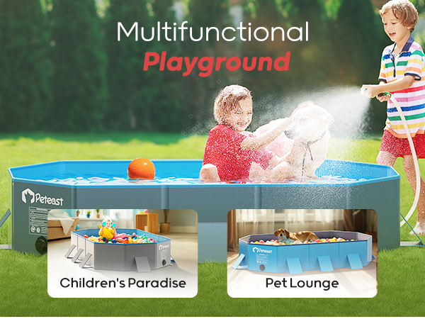 kid swimming pool foldable tub dog beach essentials baby bathtub collapsible for kids ages 8-12