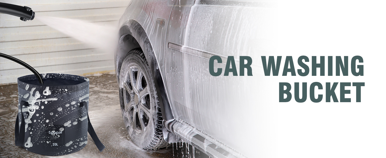 Foldable Bucket 20L for Camping