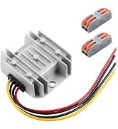 DC 8-40V to 12V Converter 3A 36W Step Down Converter Voltage Reducer IP68 Waterproof Transformer ...
