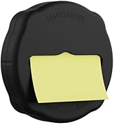 SMART&amp;COOL Magnetic Pop-Up Note Dispenser for 3 x 3 in Pop-Up Sticky Notes, 1Pack, Black (Notes N...
