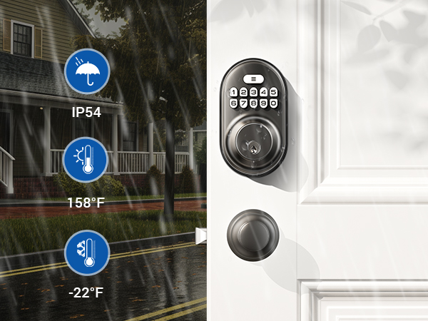 keyless entry door lock