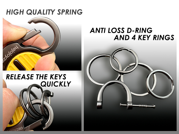 d ring keychain,key chain clip,key chain men,key clips,heavy duty key chain