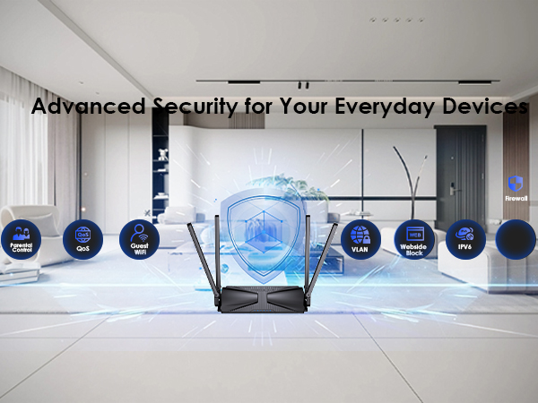 wifi 6 mesh router ax3000 wireless internet router