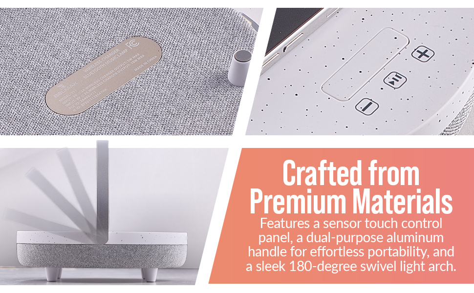 belmark bedside lamp wireless charger ezvalo night light music bedside lamp wireless charger touch