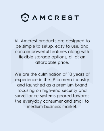 About US, Amcrest Industries, PoE IP Cameras, Wi-Fi Security Cameras, PTZ,NVR, DVR, Security Systems