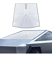 COOLKO 64x58 Windshield Sunshade Window Shade Foldable Blocks UV Protection Easy Use Cooler Compa...