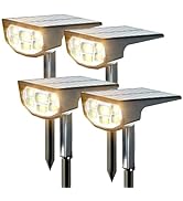 LuViva Solar Spot Lights Outdoor IP68 Waterproof, Ultra-Bright Performance,Simple Modes for Easie...