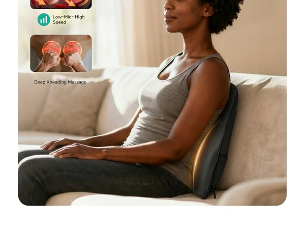 Shiatsu Back Massager with Heat