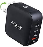 GEARit 100W USB C Charger Block - Fast Charging 4-Port GaN Wall Charger with PD 3.0 &amp; PPS for App...
