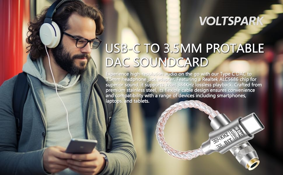 USB C soundcard hi-res high definitely