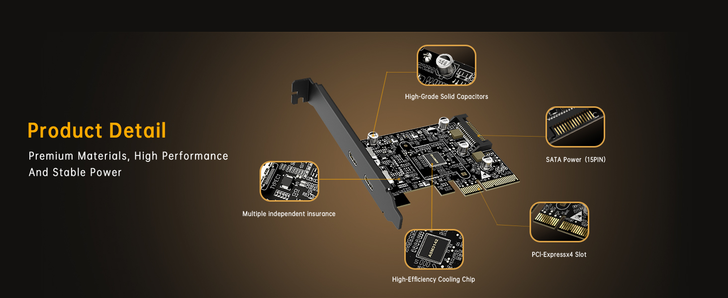 pcie sata expansion card Product Detail