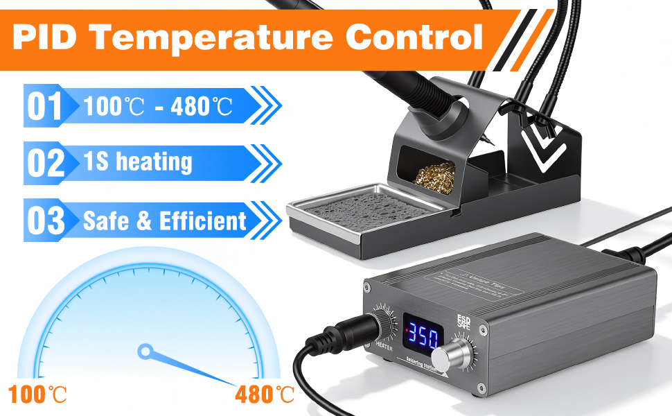AUCANLA Digital Soldering Station Kit