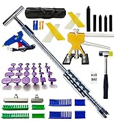 CYGOODS Car Body Dent Repair Tool Kit, Auto Dent M16 Big Size Slide Hammer Gold Puller Hail Dent ...
