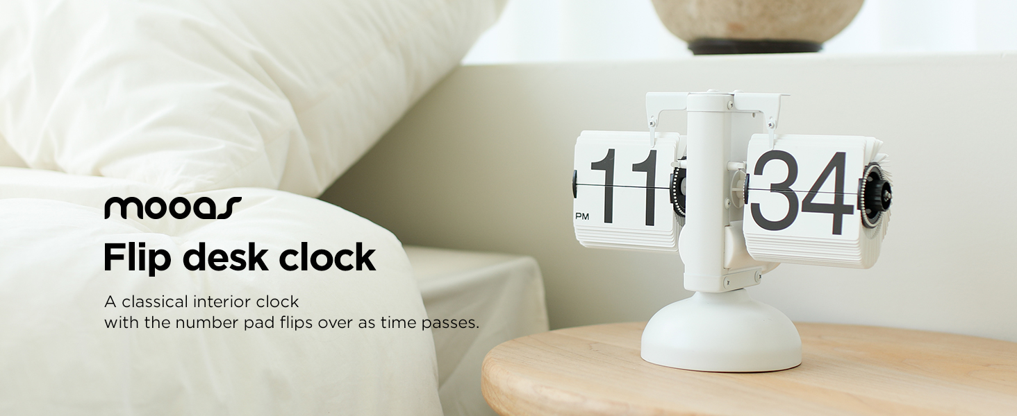 Mooas Flip desk clock