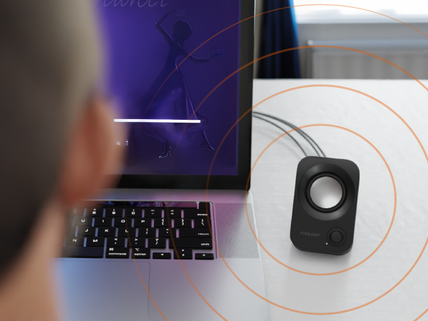 FUNLOGY Speaker Direct to Ear Acoustics