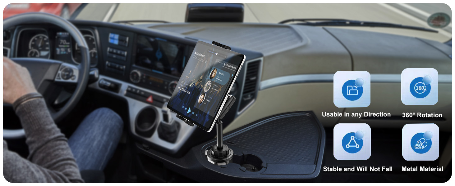 cup holder ipad mount