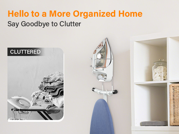 ironing board holder hanger iron Ironing Board Holder Wall Mount Hanger wall mount and