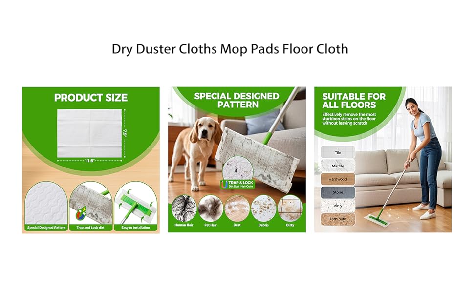 Disposable mop refills