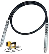 DCGG5703-42 Grease Gun Hose Kit for Dewalt 20v Max Cordless Grease Gun, 1/8" NPT 42" Flexible Gre...