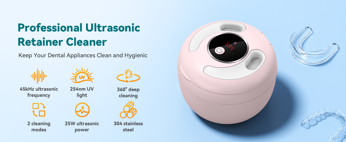 Professional Ultrasonic Retainer Cleaner