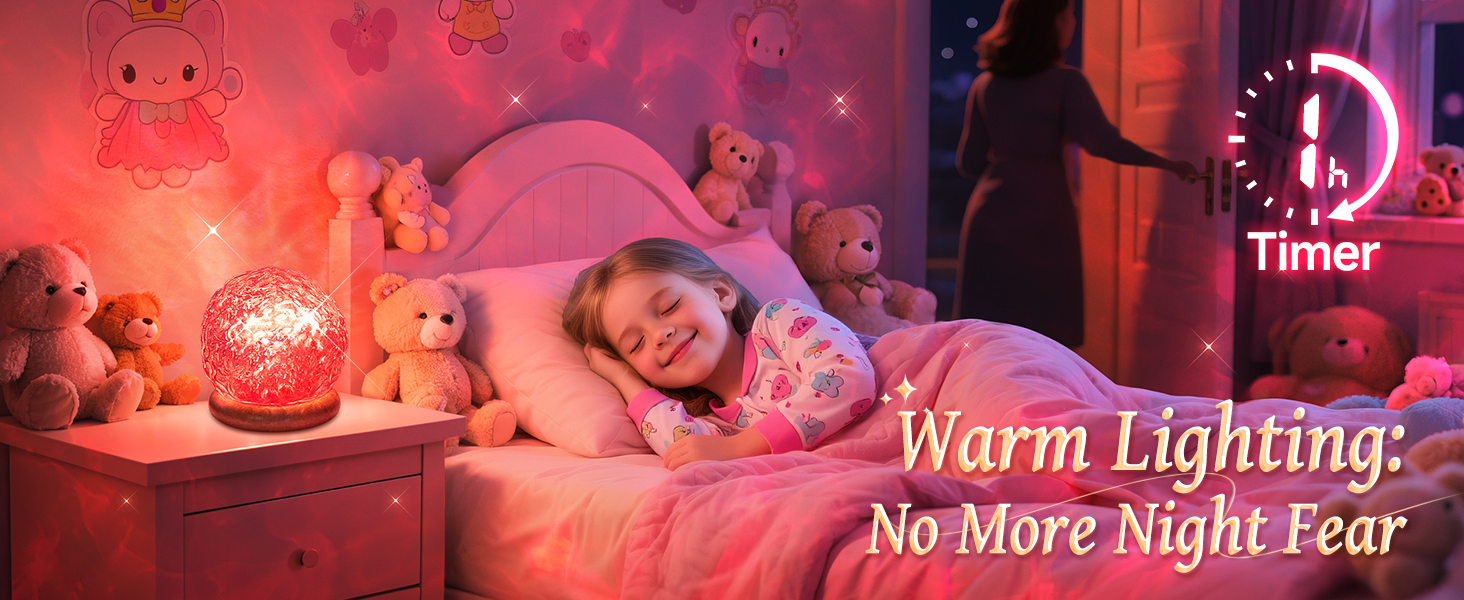 Mood Lighting Crystal Lamp Ocean Light Projector Ambient Lighting Warm Lighting shower light