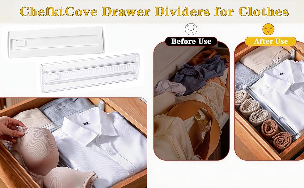 Drawer Dividers for Clothes