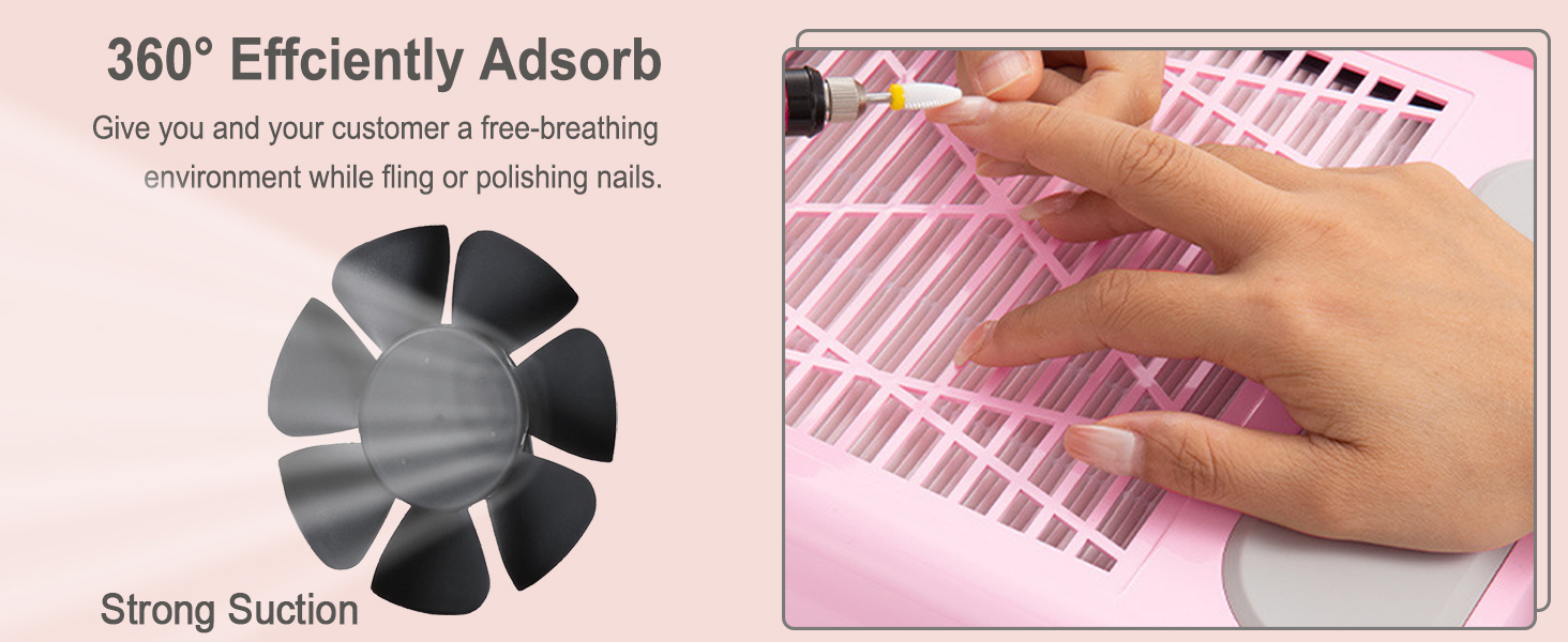 Nail Dust Collector Machine