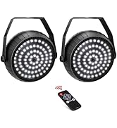 Telbum White Strobe Lights Halloween Super Bright 78 LEDs Strobe Light for Parties Sound Activate...