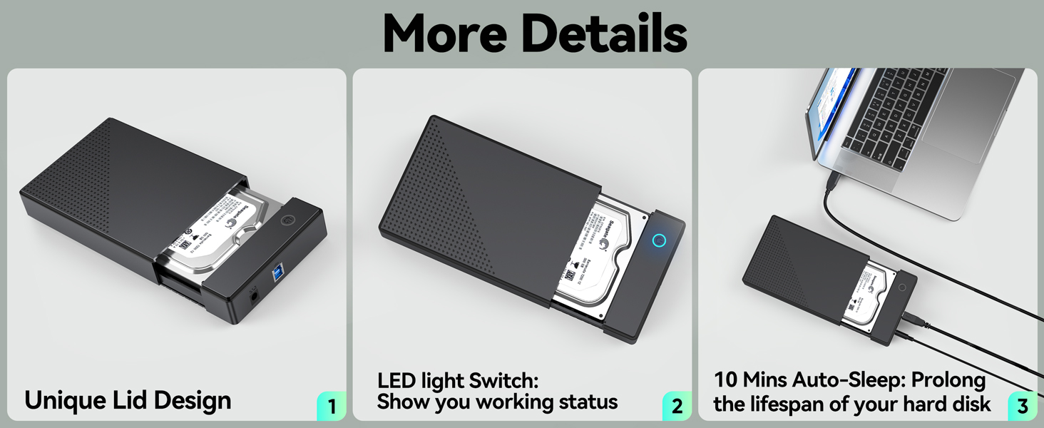 3.5 external hard drive enclosure