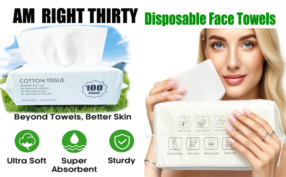 Disposable Face Towel Cotton Tissue,Cotton Facial Dry