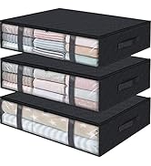 StorageRight Storage Bins Clothes Storage, Foldable Blanket Storage Bags, Under Bed Storage Conta...