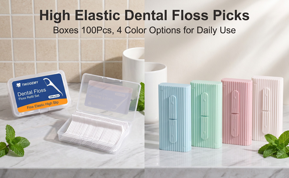 Adult Floss Sticks Refill Set Case